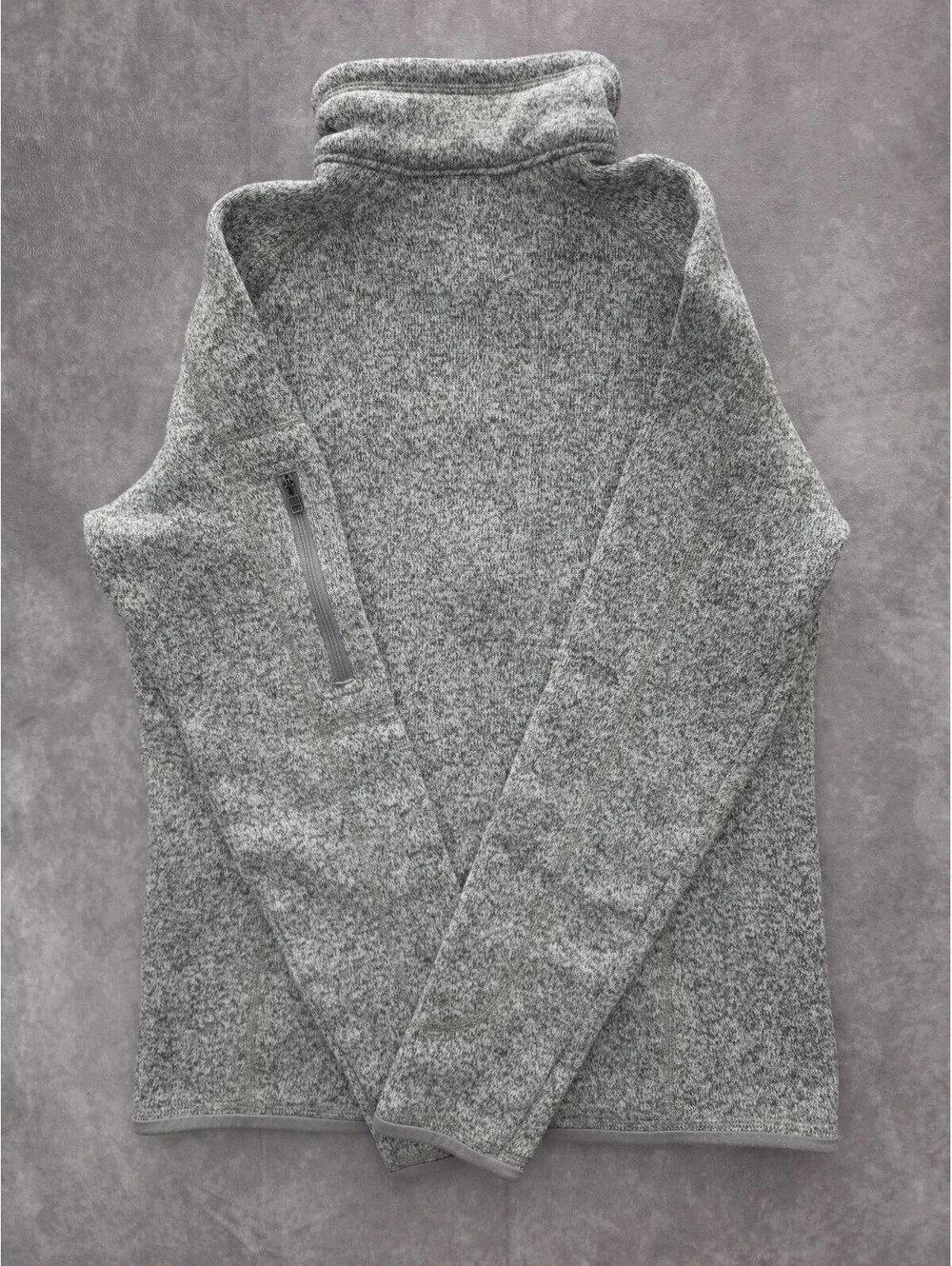 Patagonia Better Sweater 1/4 Zip Fleece Pullover Women's Medium Gray Cozy Jacket
